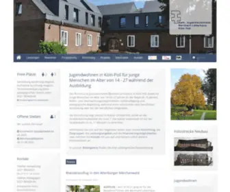 Jugendwohnheim.com(Katholisches Jugendwohnheim Bernhard Letterhaus) Screenshot