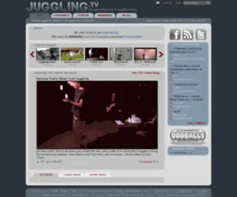 Juggling.tv(The online depository for Juggling Videos) Screenshot