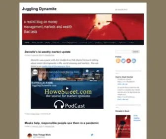Jugglingdynamite.com(Juggling Dynamite) Screenshot