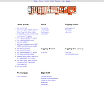 Jugglingedge.com(The Juggling Edge) Screenshot