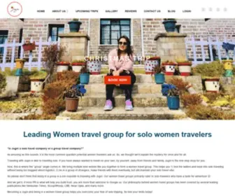 Jugni.co.in(Best reviewed women travel group) Screenshot