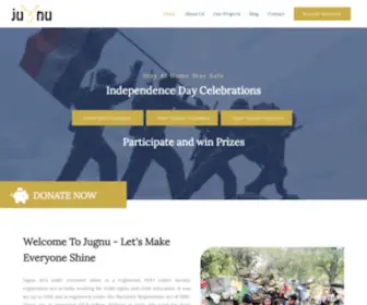 Jugnusociety.org(Let's make everyone shine) Screenshot