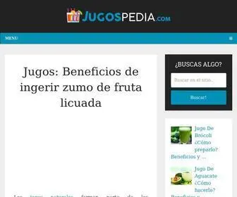 Jugospedia.com(JUGOS NATURALES) Screenshot