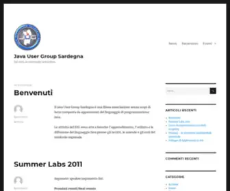 Jugsardegna.org(Java User Group Sardegna) Screenshot
