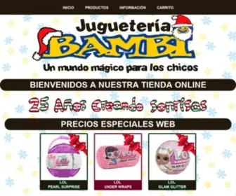 Jugueteriabambi.com.ar(Tienda Online de JUGUETERIA BAMBI) Screenshot