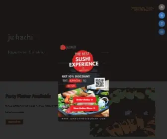 Juhachirestaurant.com(Juhachi Restaurant) Screenshot