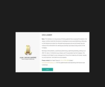 Juhidevelopers.com(Offices in Navi Mumbai) Screenshot