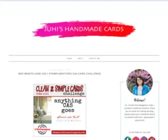 Juhishandmadecards.com(Juhi's Handmade Cards) Screenshot