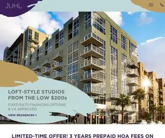 Juhllv.com(Downtown Las Vegas Lofts for Sale) Screenshot