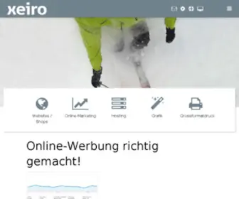 Juhui.ch(Willkommen bei der xeiro ag) Screenshot