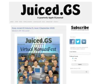 Juiced.gs(A quarterly Apple II magazine) Screenshot