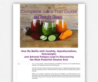 Juicefastguide.com(21 Day Juice Detox and Parasite Cleanse) Screenshot