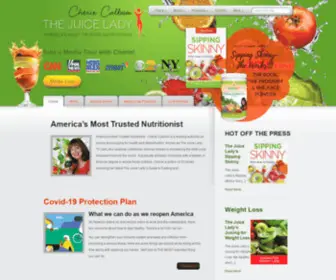 Juiceladyinfo.com(Cherie Calbom) Screenshot