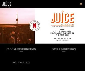 JuiceWorldwide.com(Juice Worldwide) Screenshot