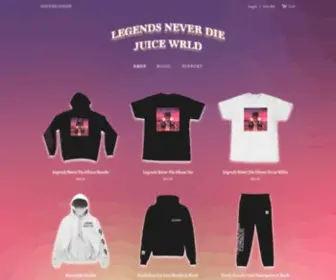 Juicewrld.com(Juicewrld) Screenshot