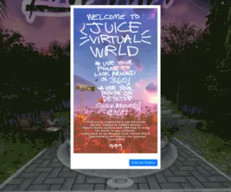 Juicewrldmusic.com(Virtual World) Screenshot