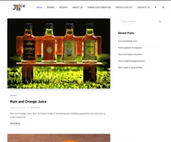 Juicezz.com(Juice and juice recipes) Screenshot