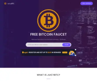 Juicybtc.net(Free Bitcoin Faucet) Screenshot