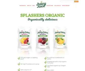 Juicyjuicesplashers.com(Juicy Juice Product Splashers) Screenshot