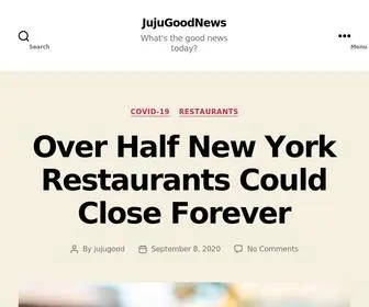 Jujugoodnews.com(What's the good news today) Screenshot