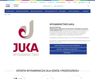 Juka.edu.pl(MAC Edukacja to lider na rynku wydawnictw edukacyjnych. Grupa MAC S.A) Screenshot
