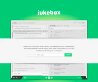 Jukebox.today(Jukebox is a social media player) Screenshot