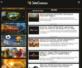 Jukegames.com(Play online games and browser games) Screenshot