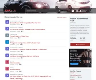 Jukeownersclub.co.uk(Nissan Juke Owners Club) Screenshot
