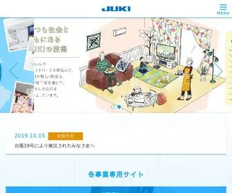 Juki.co.jp(Mind & Technology) Screenshot
