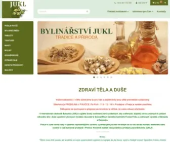 Jukl.cz(E-shop bylinkáře a léčitele Bohumila Jukla) Screenshot