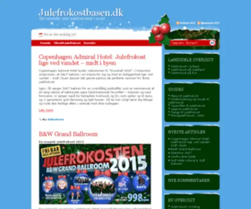 Julefrokostbasen.dk(JulefrokostFå) Screenshot
