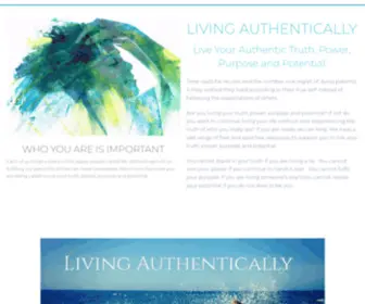 Julefuller.com(Living Authentically) Screenshot