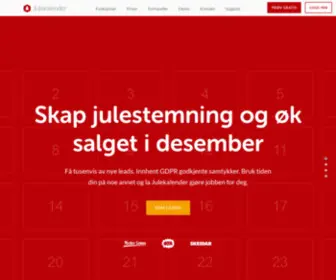 Julekalender.no(Online adventskalender for Facebook og nettside) Screenshot