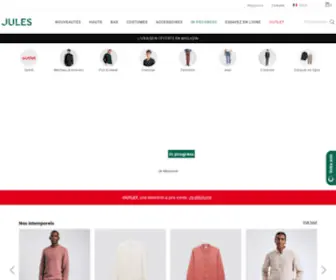 Jules.com(Vêtements homme et prêt) Screenshot