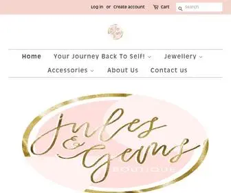 Julesandgems.co.uk(Sustainable Jewellery and Accessories) Screenshot