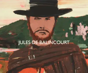 Julesdebalincourt.com(Jules de Balincourt Jules de Balincourt) Screenshot