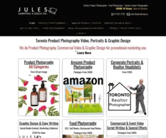 Julesdesign.ca(Toronto Product Photography) Screenshot