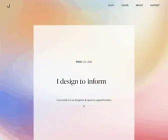 Julia-Anderson.com(Julia Anderson Designer Portfolio) Screenshot