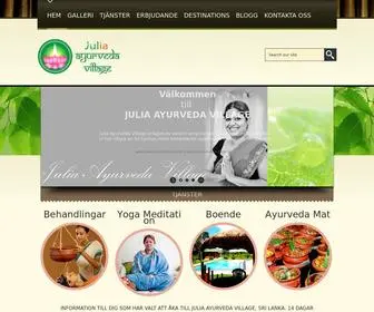 Juliaayurvedavillage.com(Julia Ayurveda Village) Screenshot