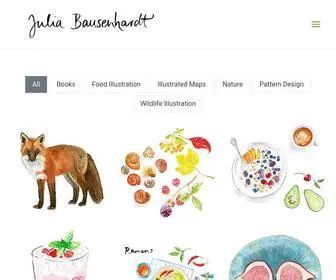 Juliabausenhardt.com(Julia Bausenhardt Illustration) Screenshot