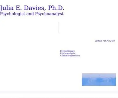 Juliadavies.com(Julia Davies) Screenshot