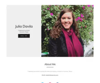 Juliadavila.com(Julia Davila) Screenshot