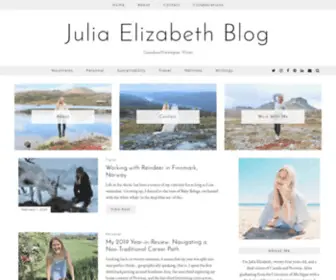 Juliaelizabethblog.com(Norwegian/Canadian Writer) Screenshot