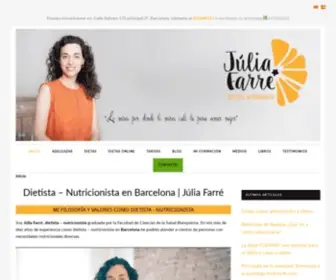 Juliafarre.es(I➨ Tu Dietista) Screenshot