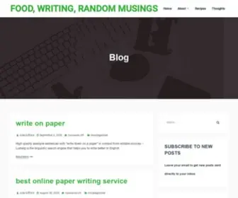 Juliagiff.com(FOOD, WRITING, RANDOM MUSINGS) Screenshot
