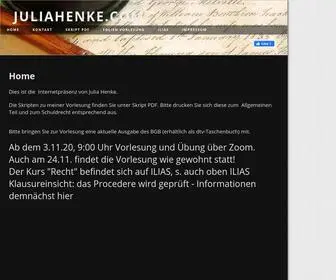 Juliahenke.com(juliahenke) Screenshot