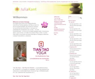 Juliakant.de(Beratung und Energiearbeit) Screenshot