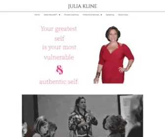 Juliakline.com(Home) Screenshot