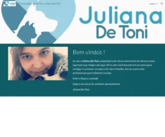 Julianadetoni.com(Clínica veterinária Dra) Screenshot