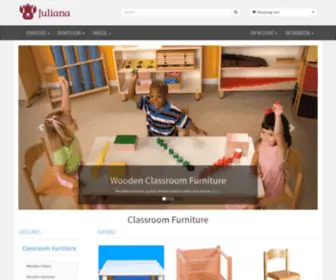 Julianagroup.com(Juliana Group classroom furniture) Screenshot